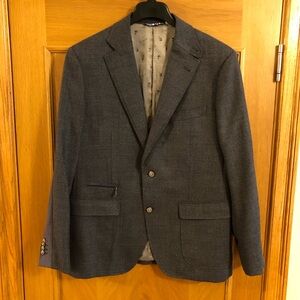 Robert Graham Men’s Downhill Wool Cashmere Sport Coat Blazer Tailored Fit Sz 44